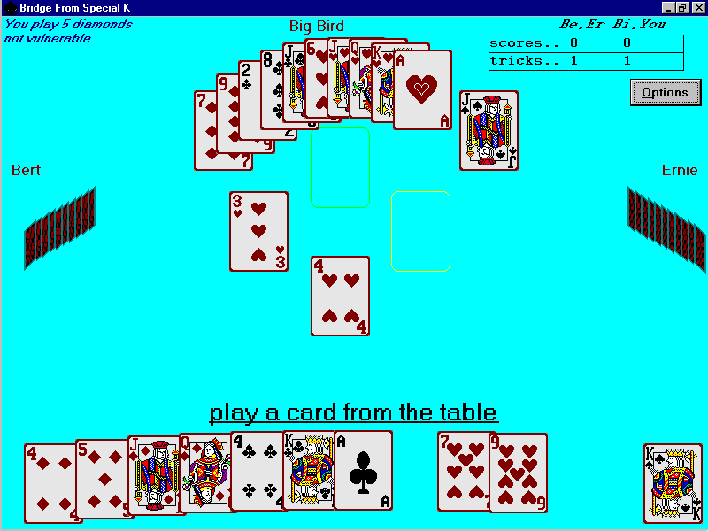 BRIDGE Card Game From Special K