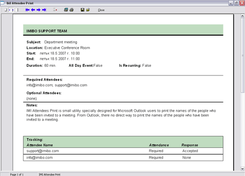 IMI Attendees Print