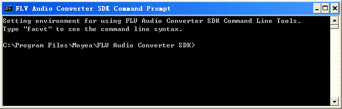 Moyea FLV Audio Converter SDK