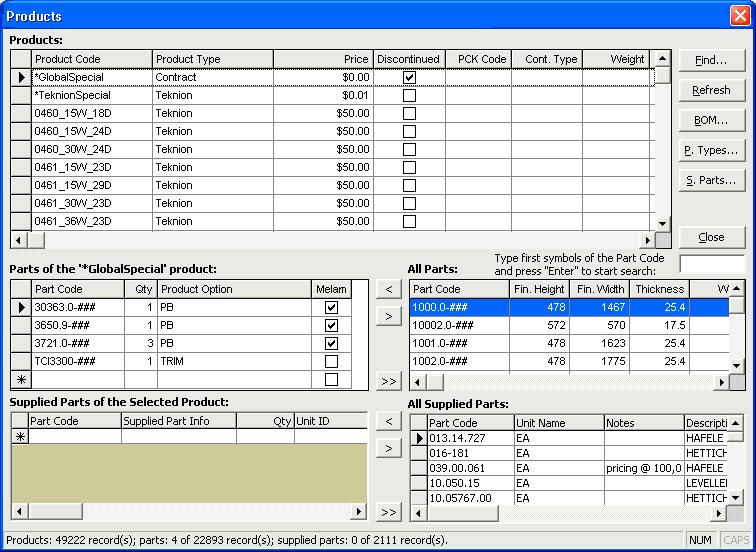 Advanced Bill of Materials