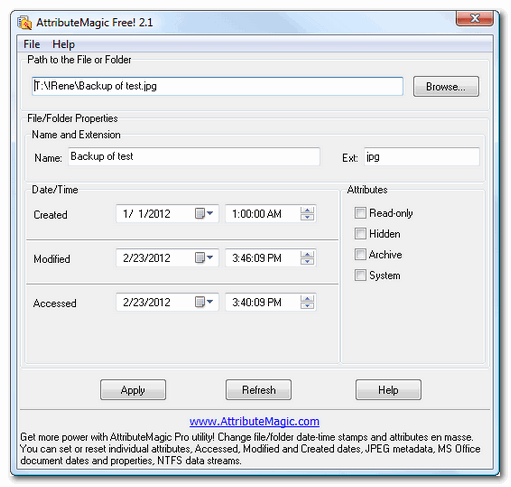 AttributeMagic Free!