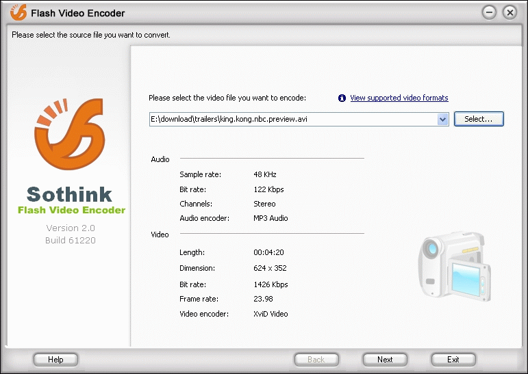 Sothink Flash Video Encoder