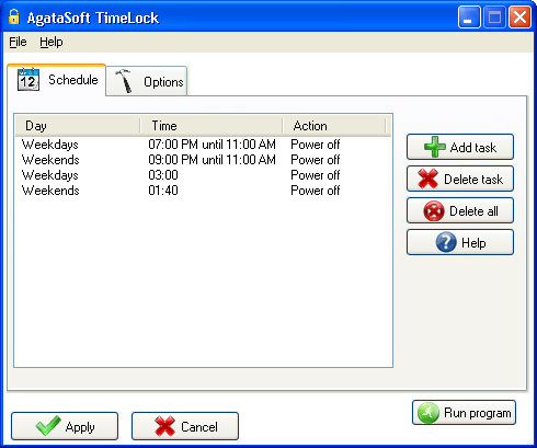 AgataSoft TimeLock