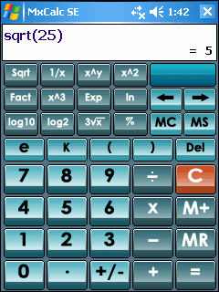 MxCalcSE Financial-Scientific Calculator