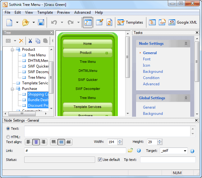 Sothink Tree Menu builder