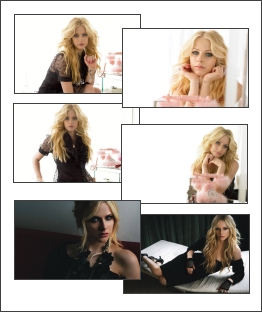Avril Lavigne Cute Blonde Screensaver