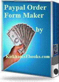 Paypal Order Form Maker $2.00 with Resal