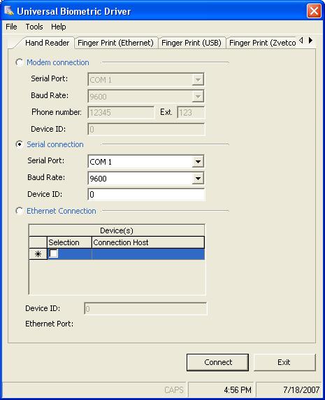 Universal Biometric Driver