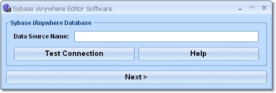 Sybase Anywhere Editor Software