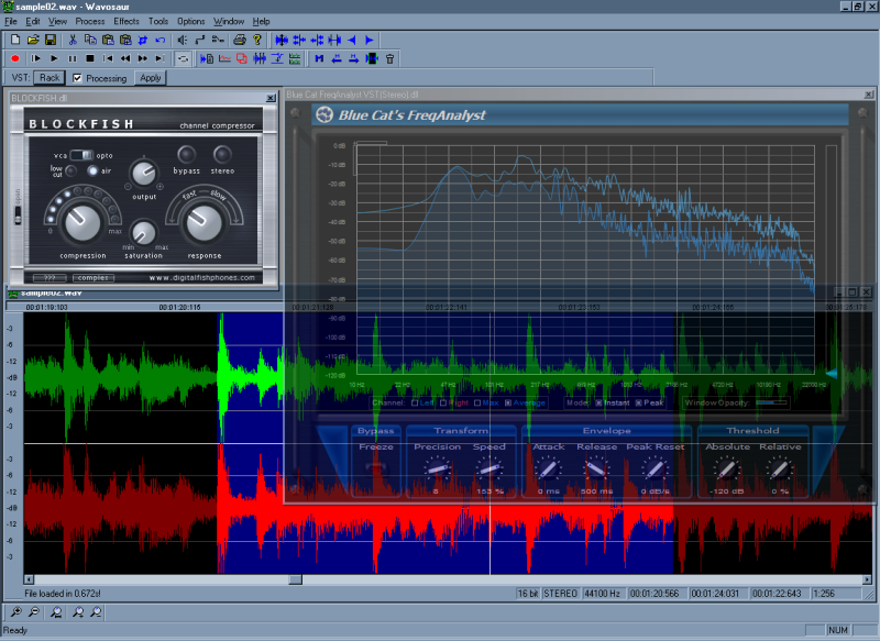 Wavosaur free audio editor