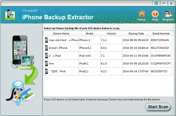 iStonsoft iPhone Backup Extractor