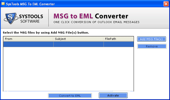 Convert Outlook MSG File to EML