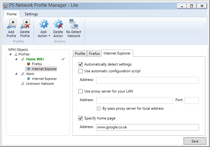 Network Profile Manager Lite