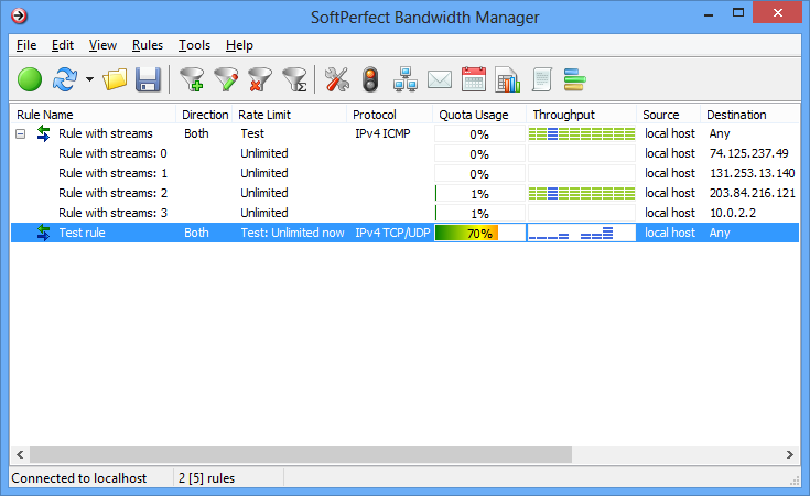 SoftPerfect Bandwidth Manager