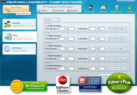 Isurveillancesoft Shutdown Timer