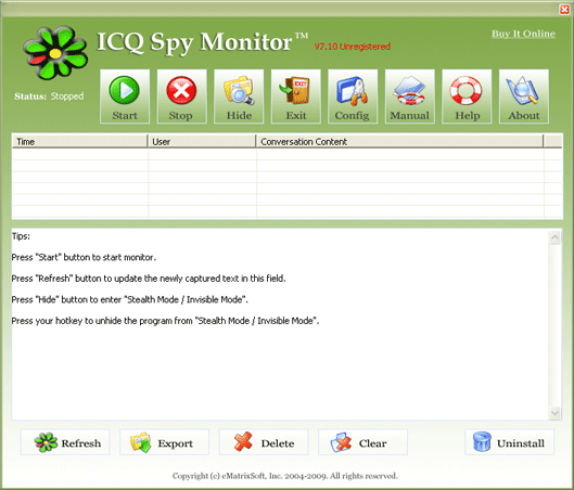 ICQ Spy Monitor 2009