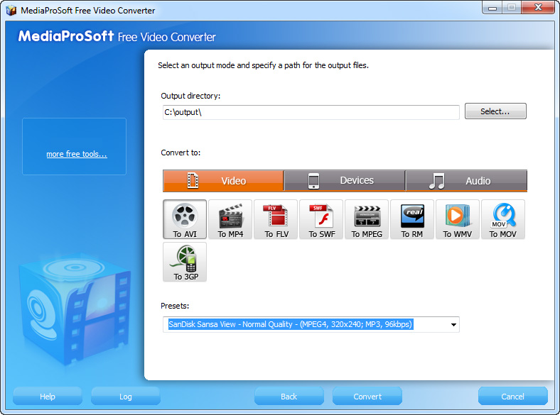 MediaProSoft Free Video Converter