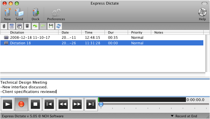 Express Dictate for Mac