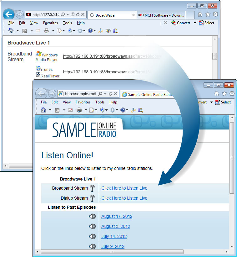 BroadWave Streaming Audio Server