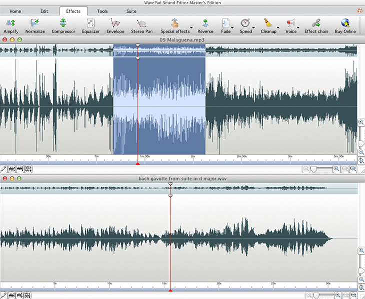 Wavepad Audio Editor for Mac