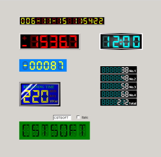 CST NumberLed ActiveX Control