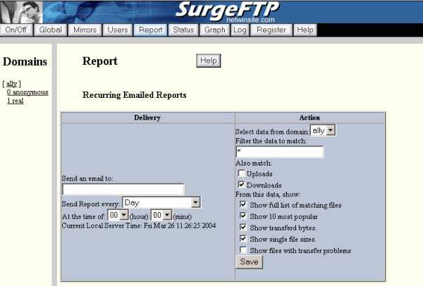 SurgeFTP  Server