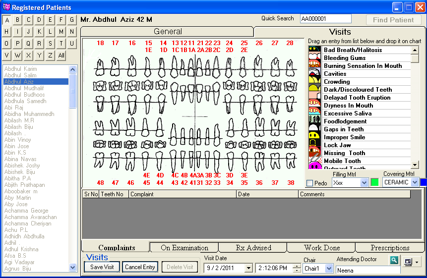 SaralDent Dental Practice management software