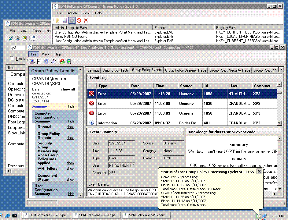 GPExpert Troubleshooting Pak