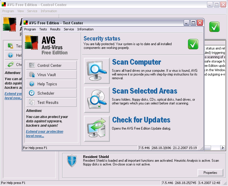 AVG Anti-Virus Free Edition