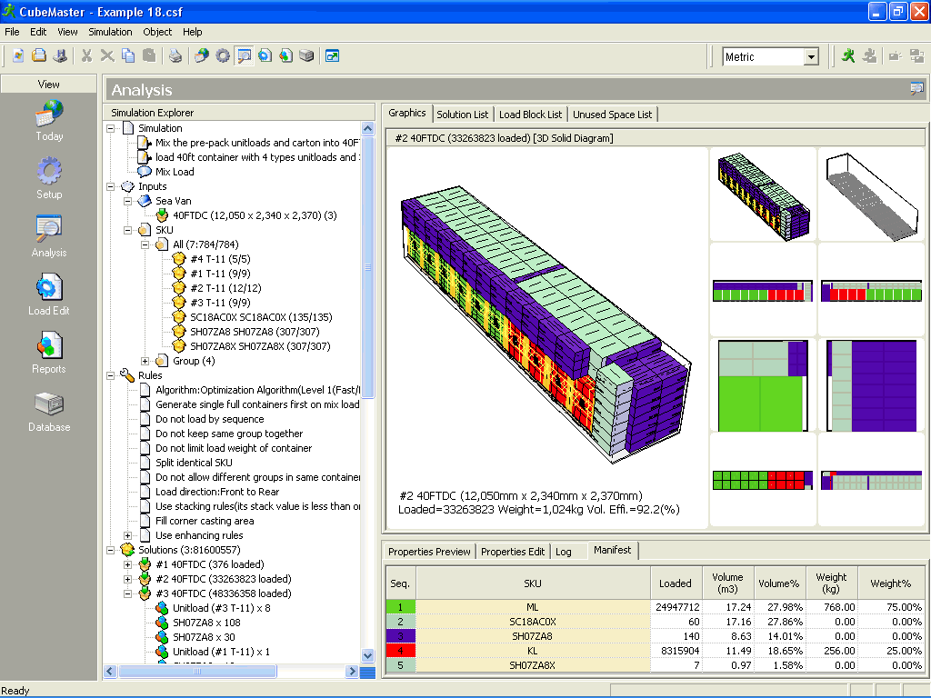 Cargo Load Plan - CubeMaster