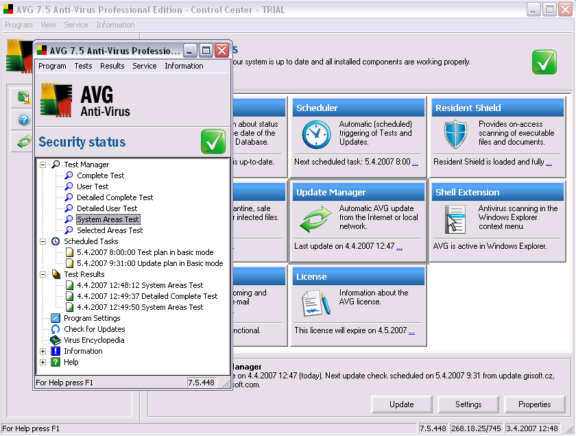 AVG Anti-Virus Professional Edition