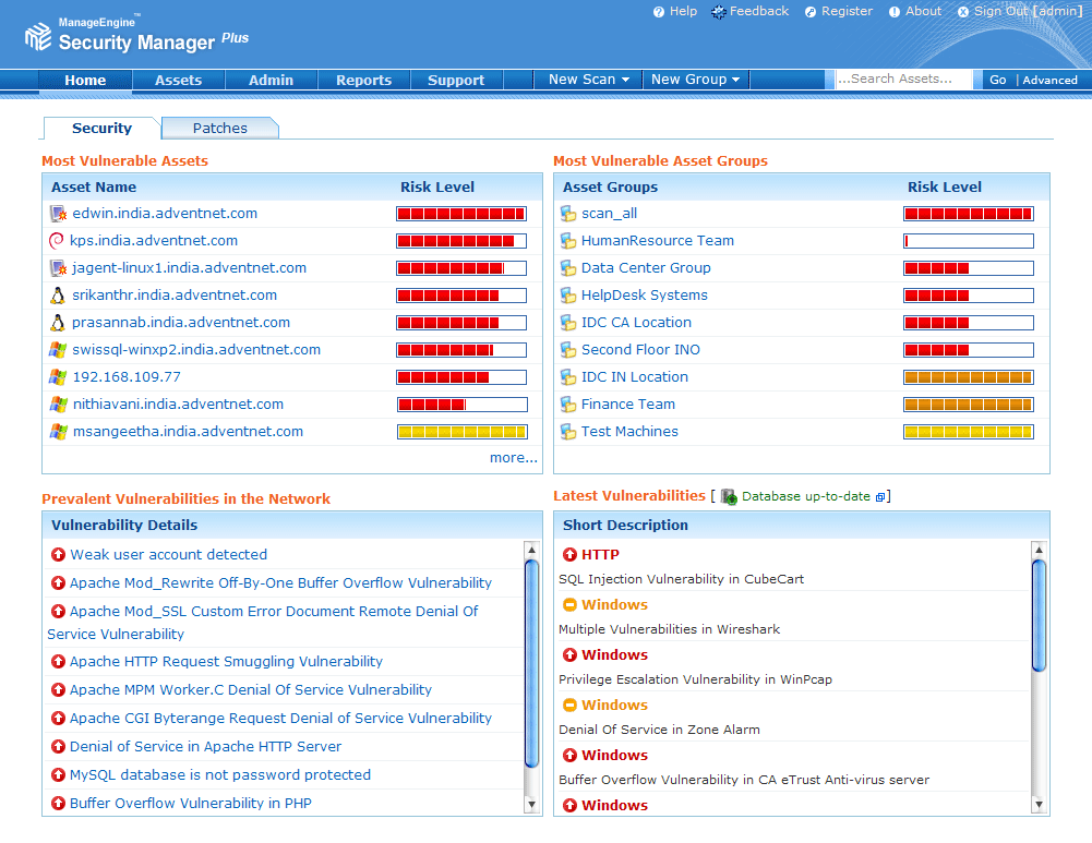 ManageEngine Security Manager Plus