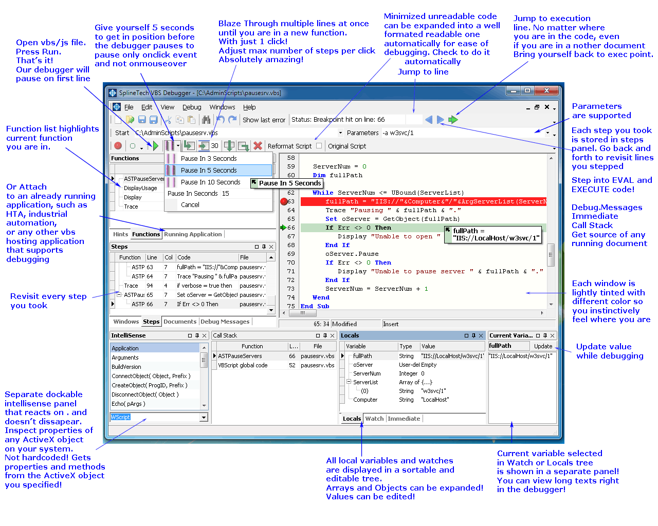 SplineTech VBS Debugger PRO