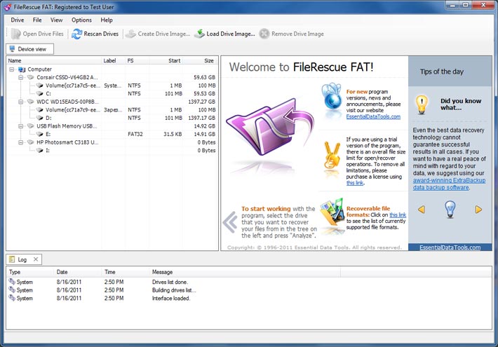 FileRescue for FAT