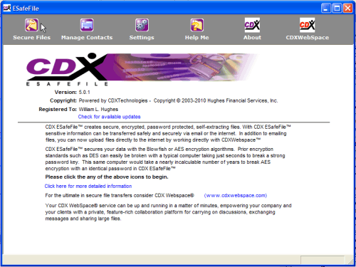 CDX ESafeFile