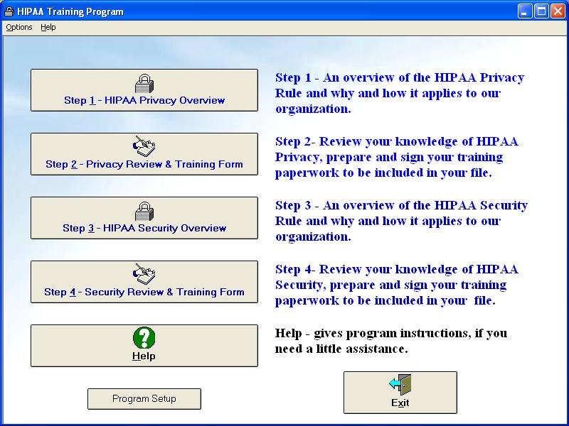 HIPAA Training Program