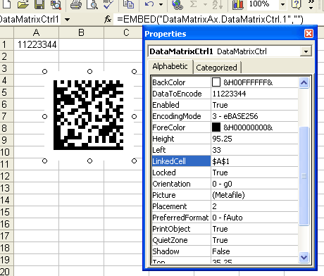 DataMatrix ActiveX