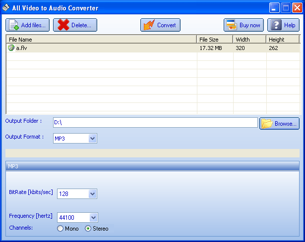 All Video to Audio Converter