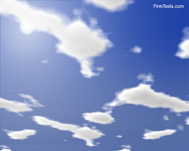 FirmTools Clouds Screensaver