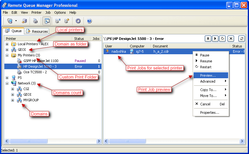 Remote Queue Manager Professional