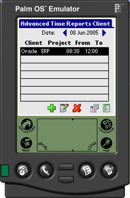 Advanced Time Reports Palm