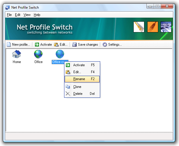 Net Profile Switch