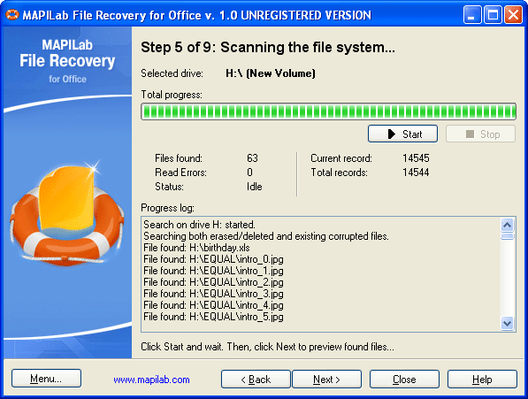 MAPILab File Recovery for Office