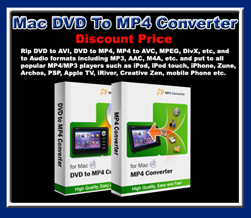 Convert DVD To MP4 Suite For MAC