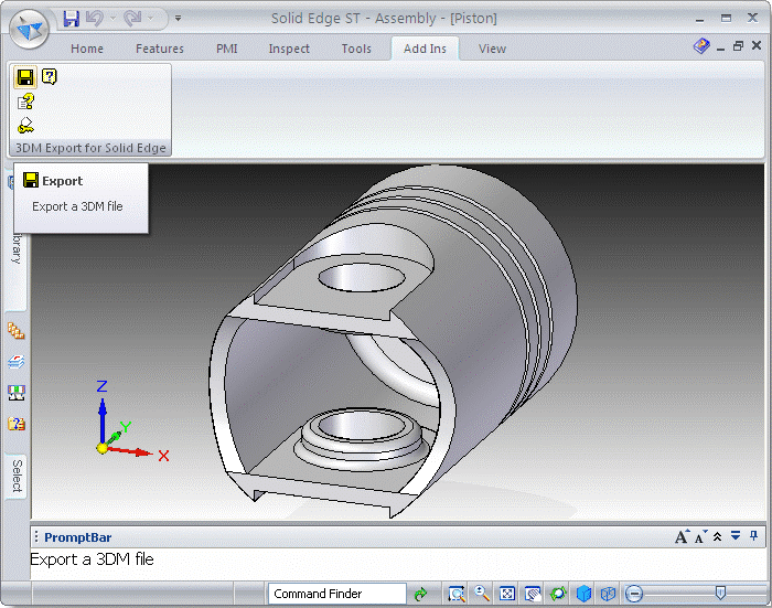 3DM Export for Solid Edge