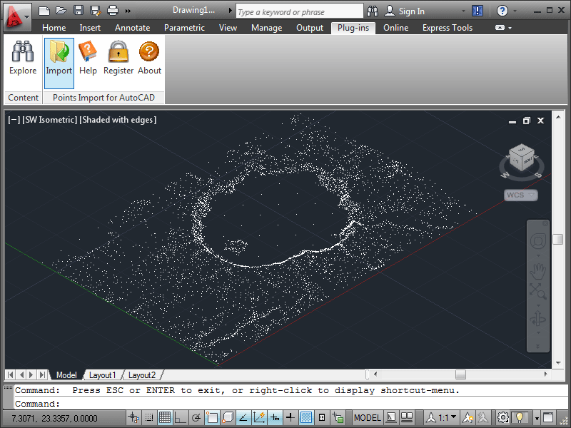 Points Import for AutoCAD