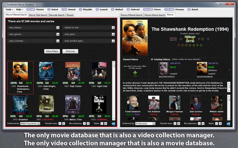 Coollector Movie Database