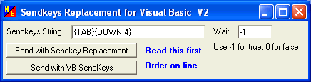 Sendkeys Replacement for Visual Basic