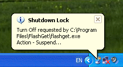 Shutdown Lock