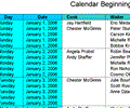 Schedule Volunteers to Random Shifts